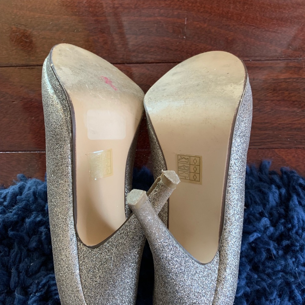 Call It Spring Closed Toed Sparkly Heels - image 5